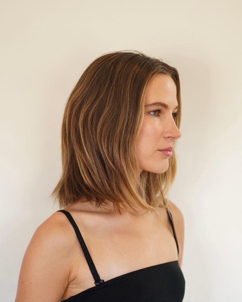 Blunt Lob (Long Bob)