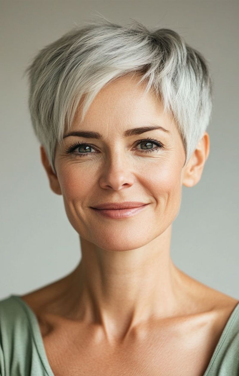 Pixie with Side-Swept Volume
