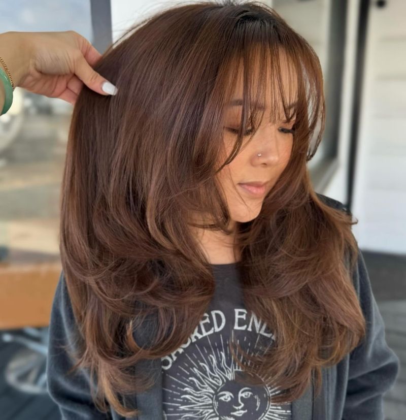Long Layers With Soft Fringe