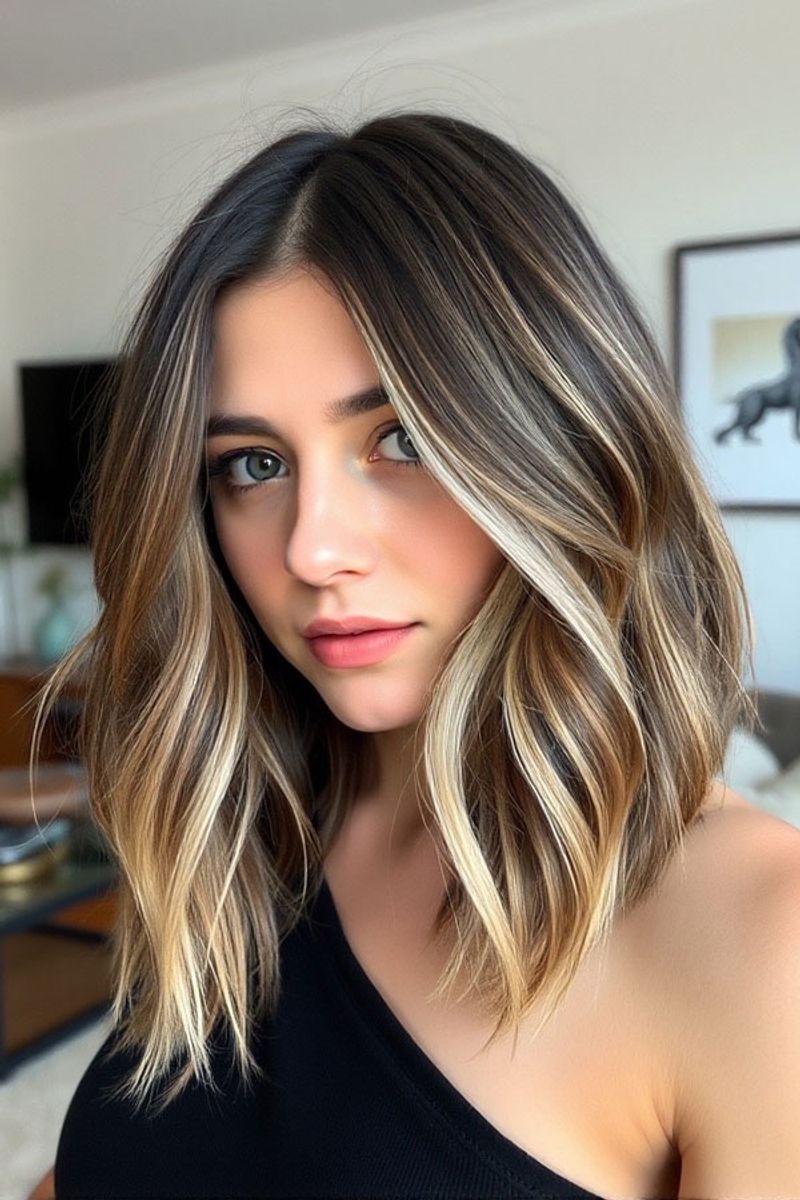 Mid-Length Cut with Strategic Highlights