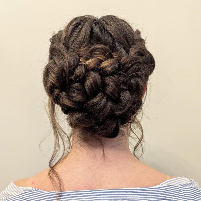Braided Crown With Volume