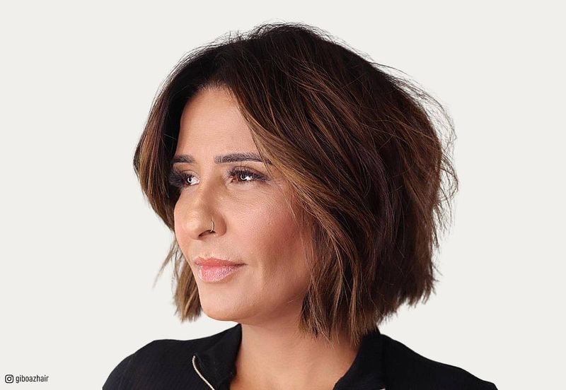 Blunt Cut with Textured Ends