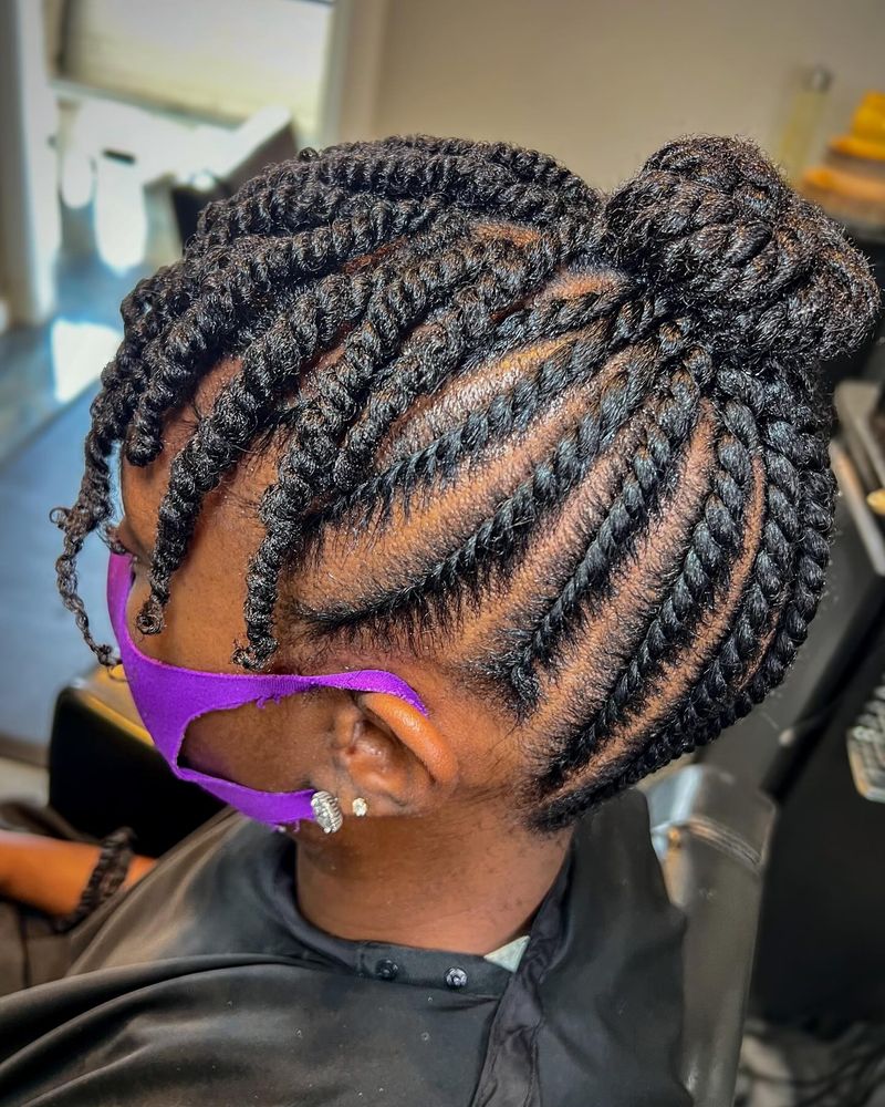 Twisted Updo Bun