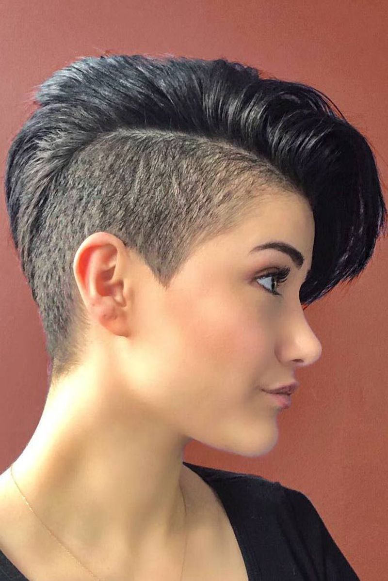 Pixie with Side-Shaved Detail