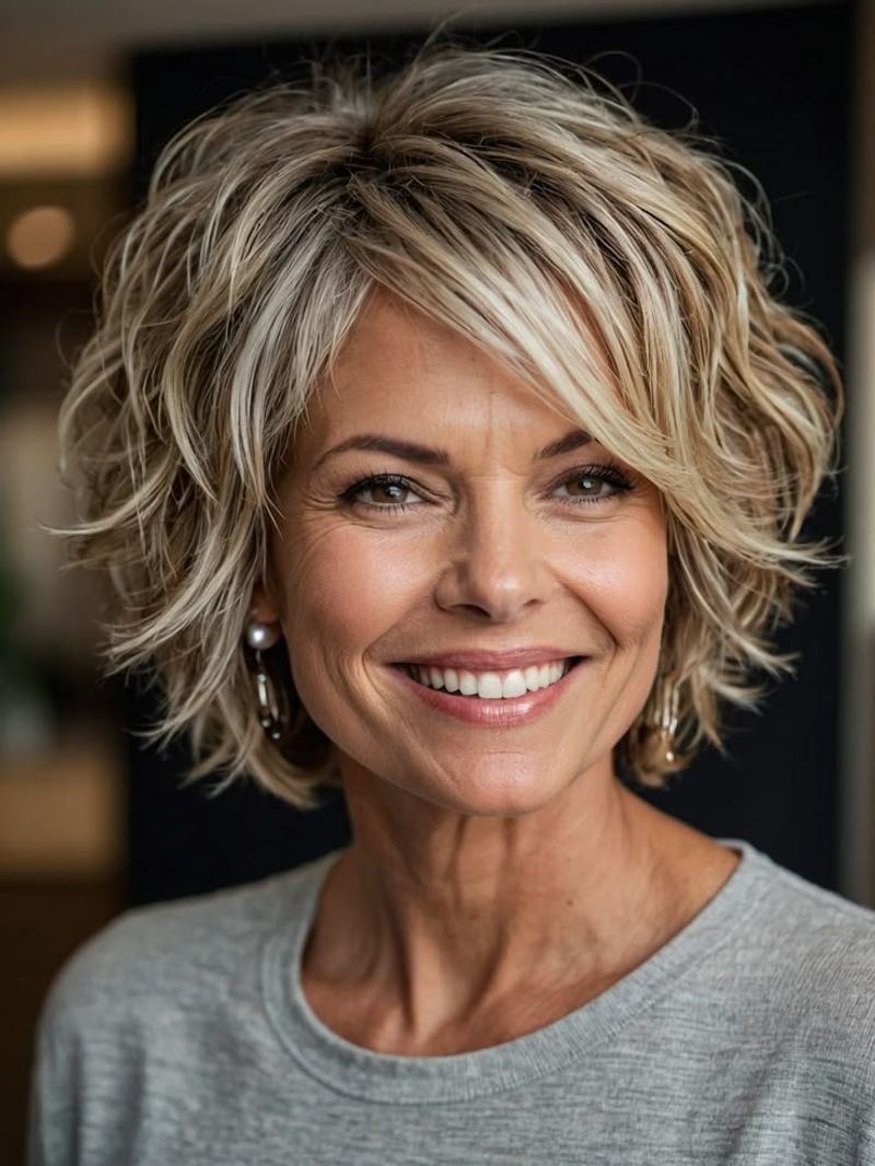 Shaggy Textured Bob