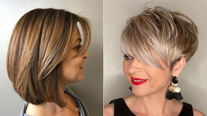 Heavy Side-Swept Bangs
