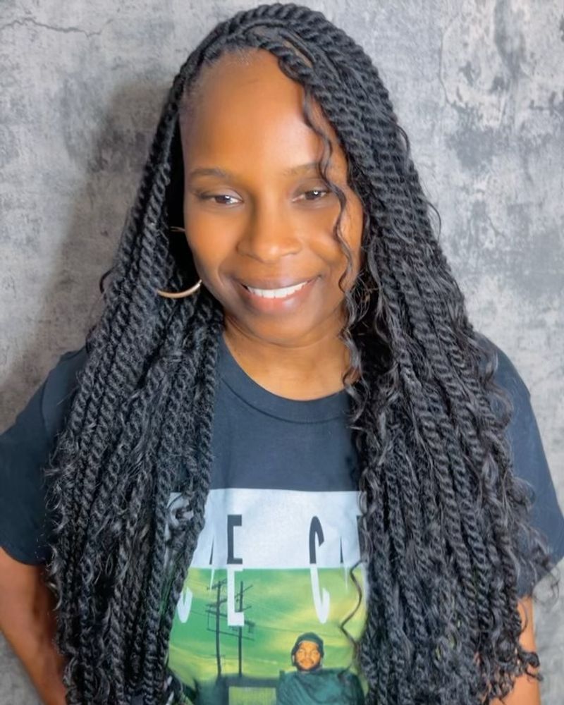 Jumbo Twists With Wrapped Roots