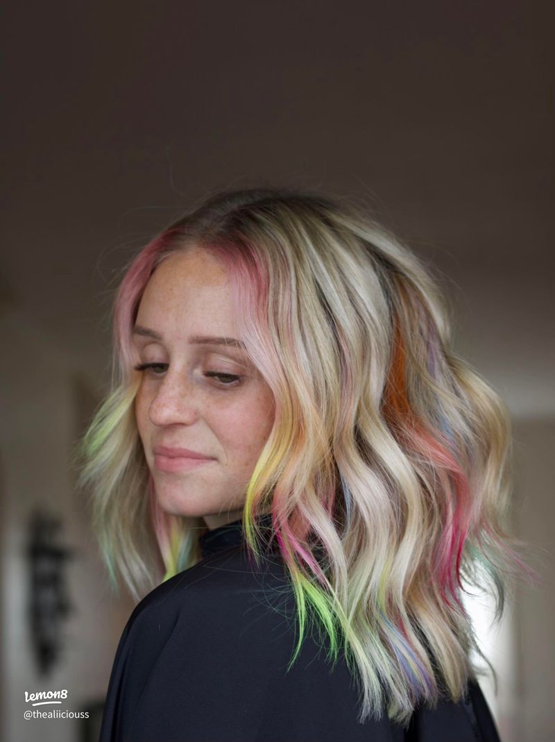 Rainbow-Colored Hair