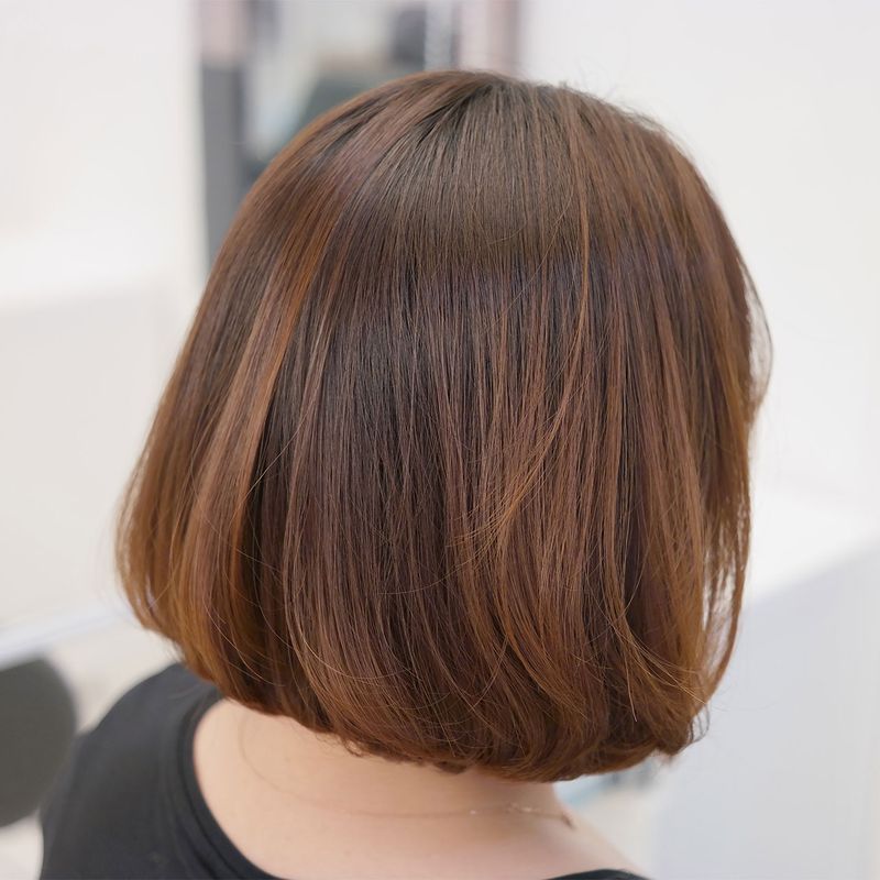 Blunt, One-Length Bob