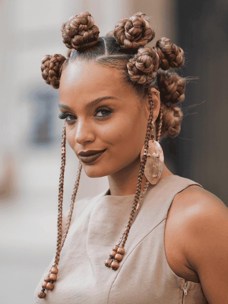 Micro-Braided Updo