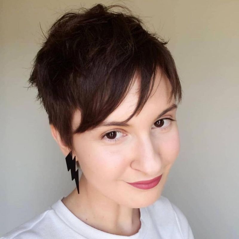 Long Pixie With Side-Swept Length