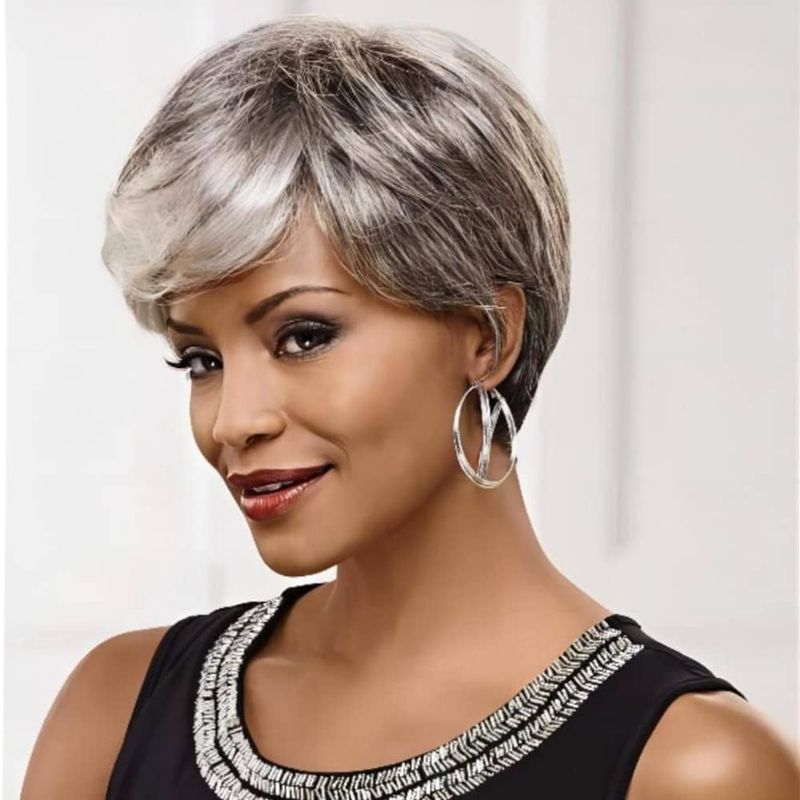 Textured Pixie with Side-Swept Bangs