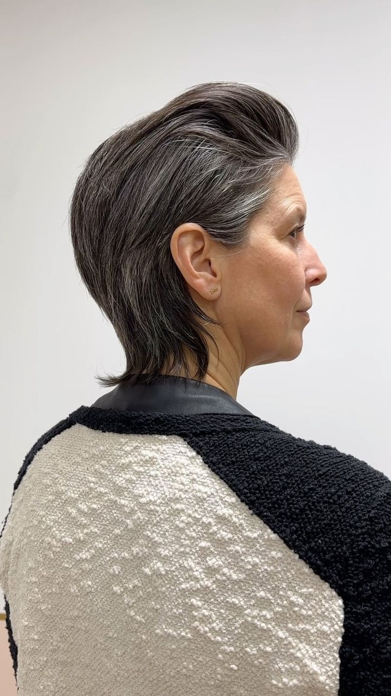 Swept-Back Elegance
