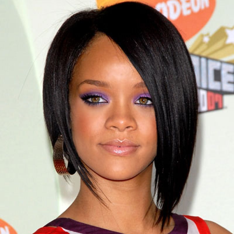 Rihanna's Asymmetrical Bob
