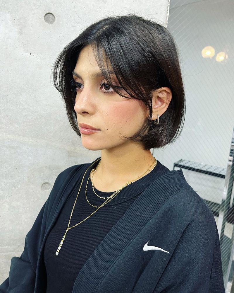 Blunt Cut with Wispy Ends