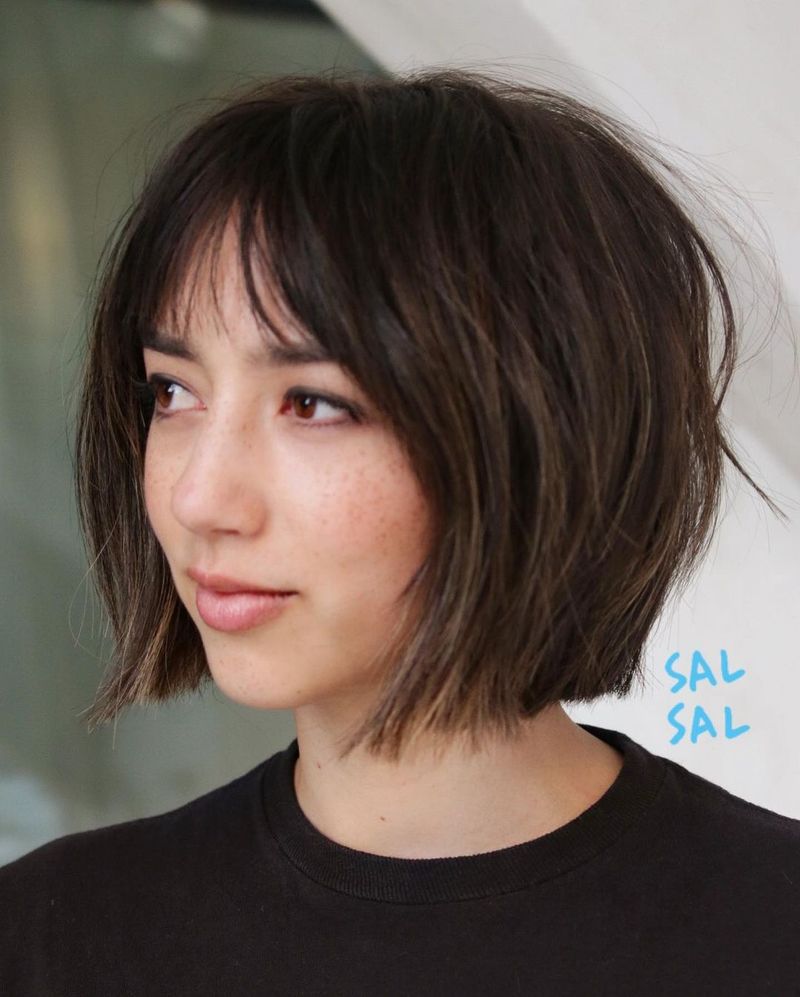 Blunt Chin-Length Bob