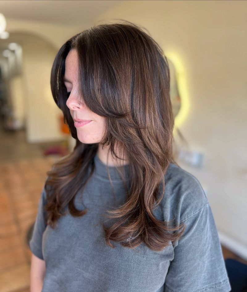 Layered Mid-Length Flip