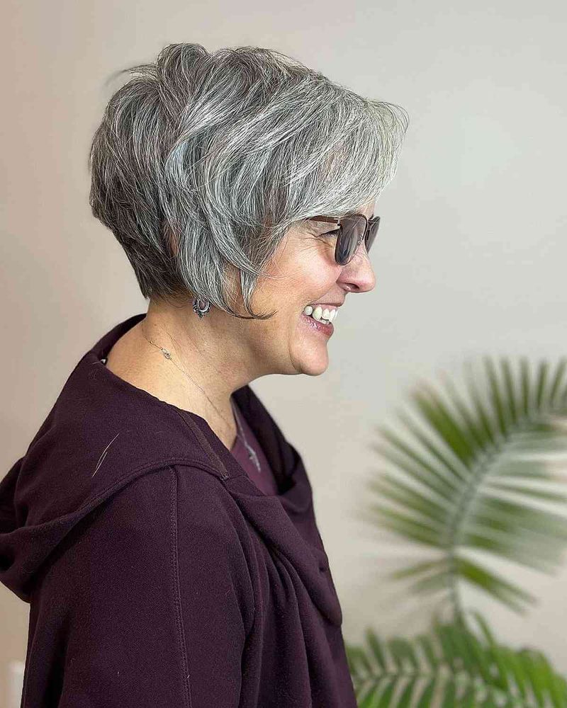 Shaggy Pixie with Long Layers