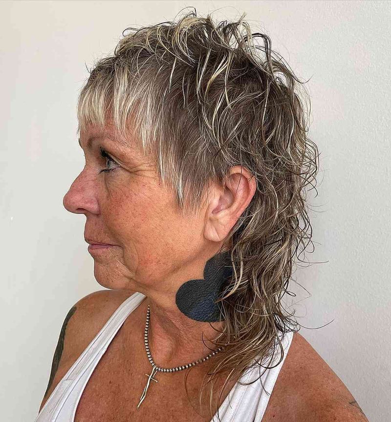 Moderne Mullet Shag