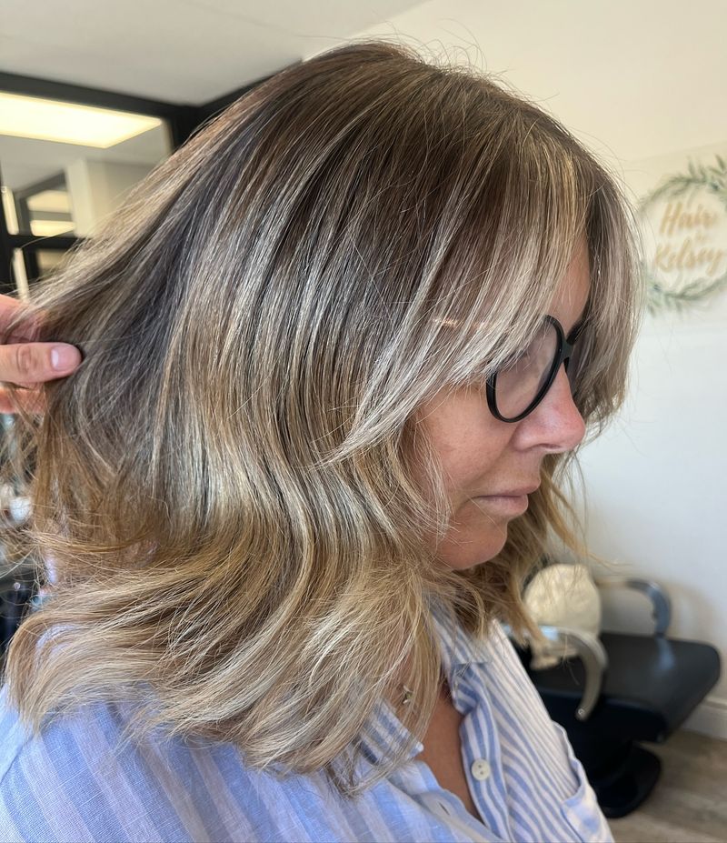 Midlength Cut with Curtained Layers