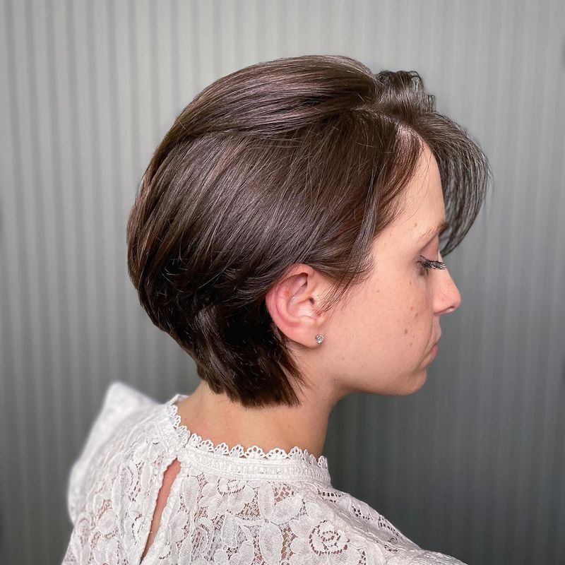Side-Swept Elegance