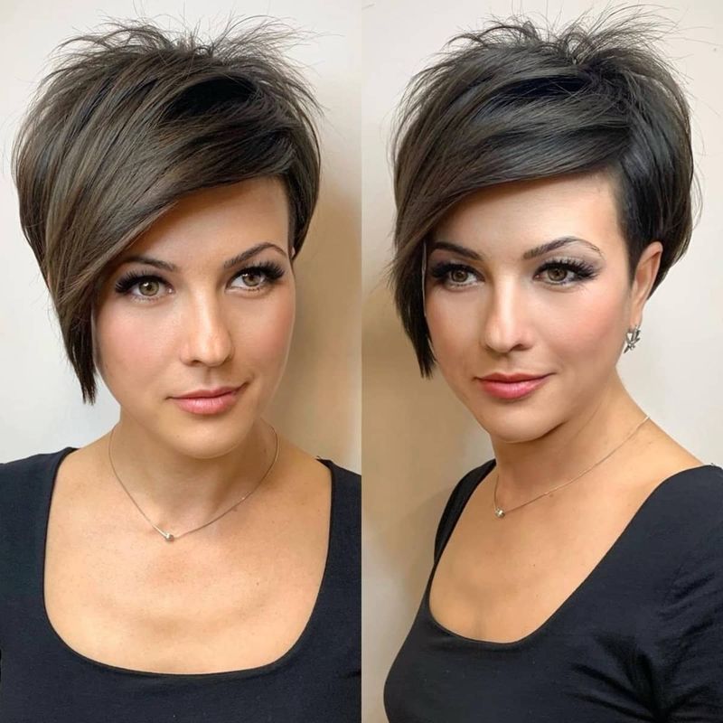 Side-Swept Elegance