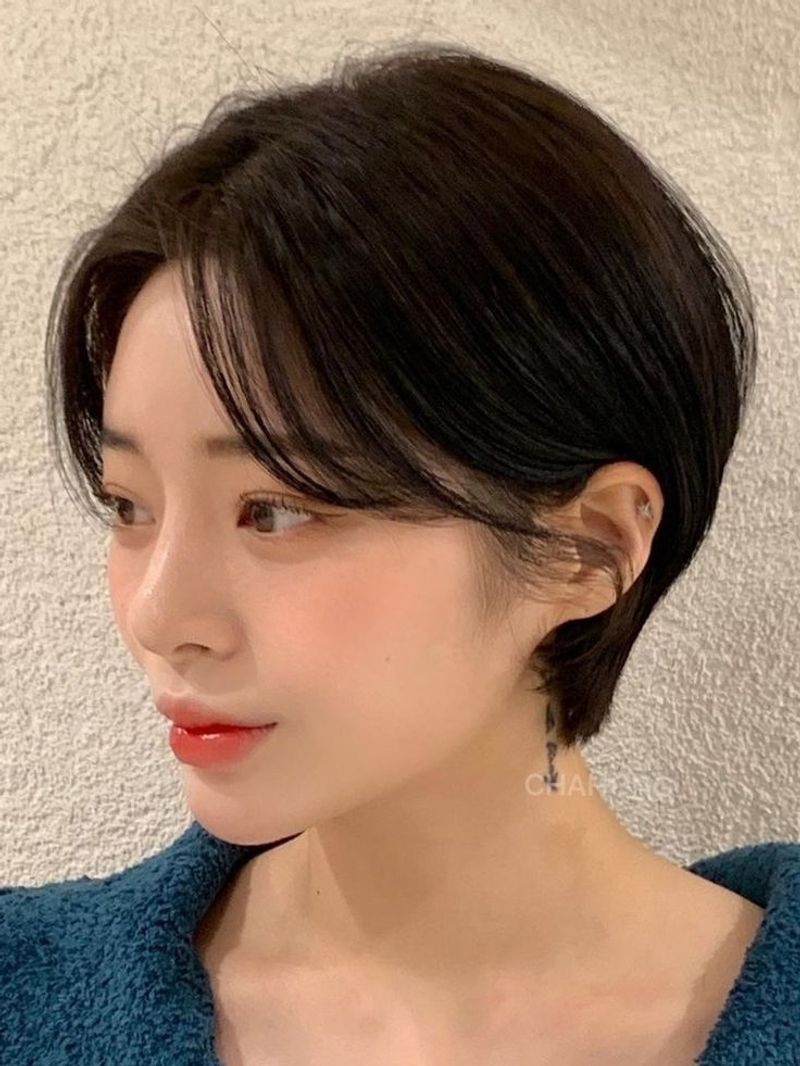 Curtain Bang Pixie
