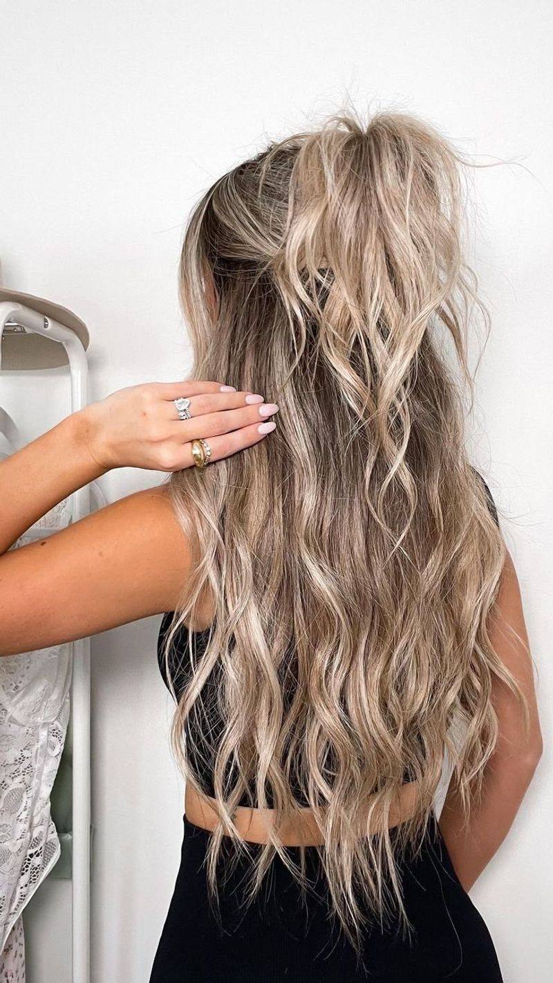 Root-Lifting Half-Up Style