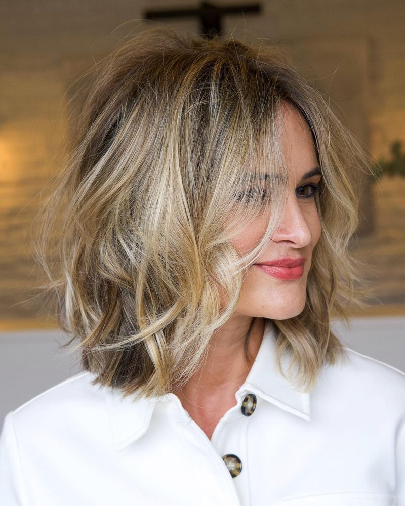 Soft Shoulder-Length Layers