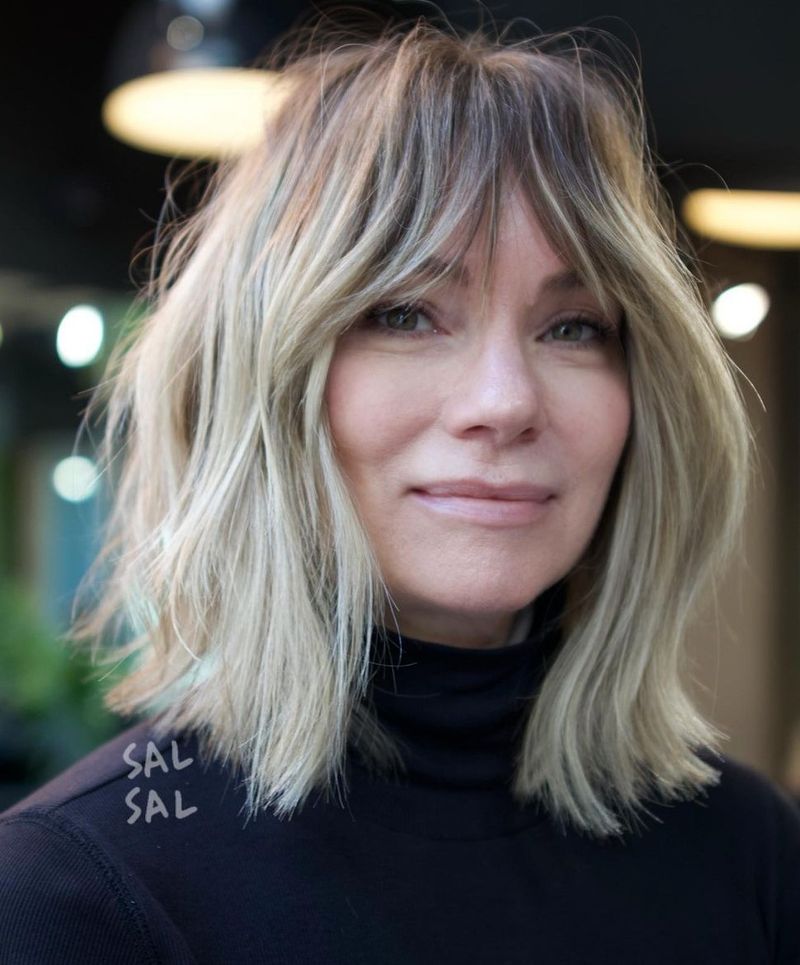 Blunt Lob (Long Bob)