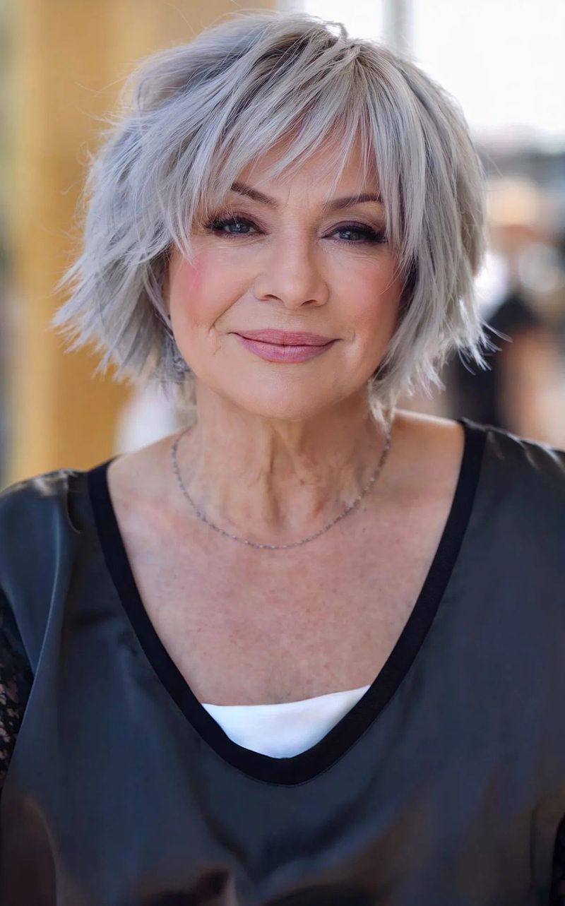 Asymmetrical Bob with Choppy Ends