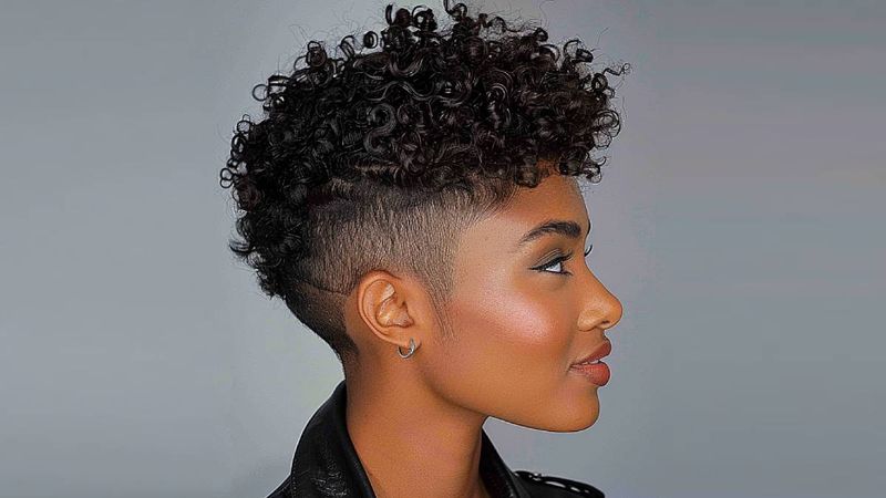 Tapered Afro with Defined Edges