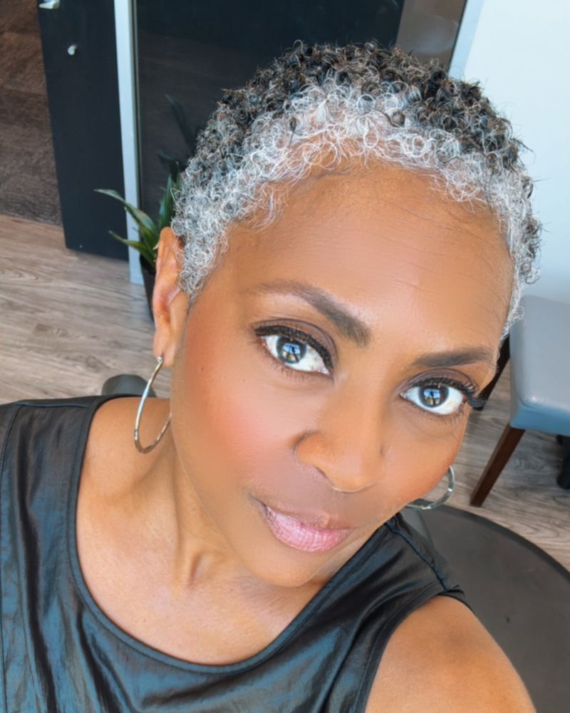 Textured Silver Crop