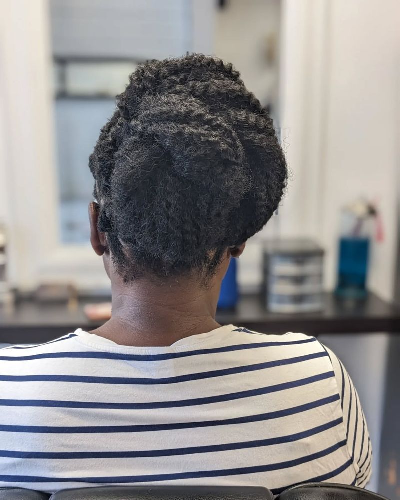 Updo con textura