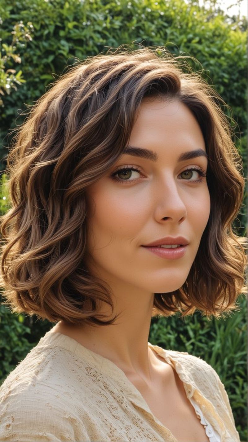 The Wavy Italian Bob