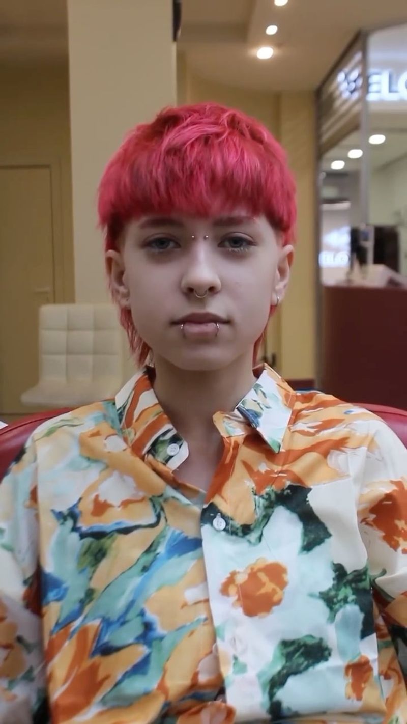 Mullet (Business in Front, Party in Back)