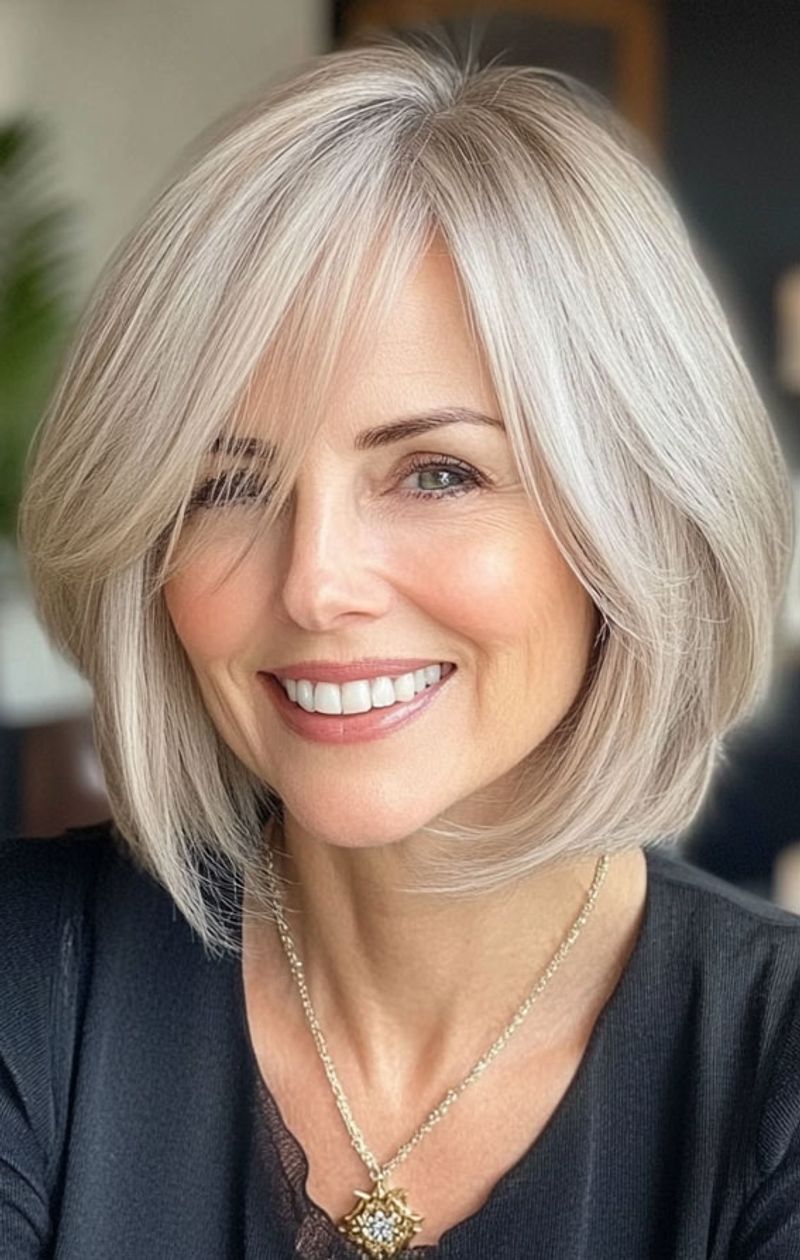 Side-Swept Textured Crop