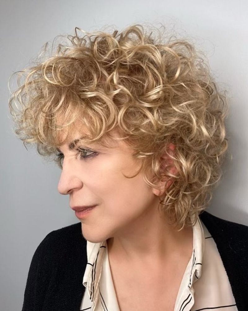 Permed Tight Curls