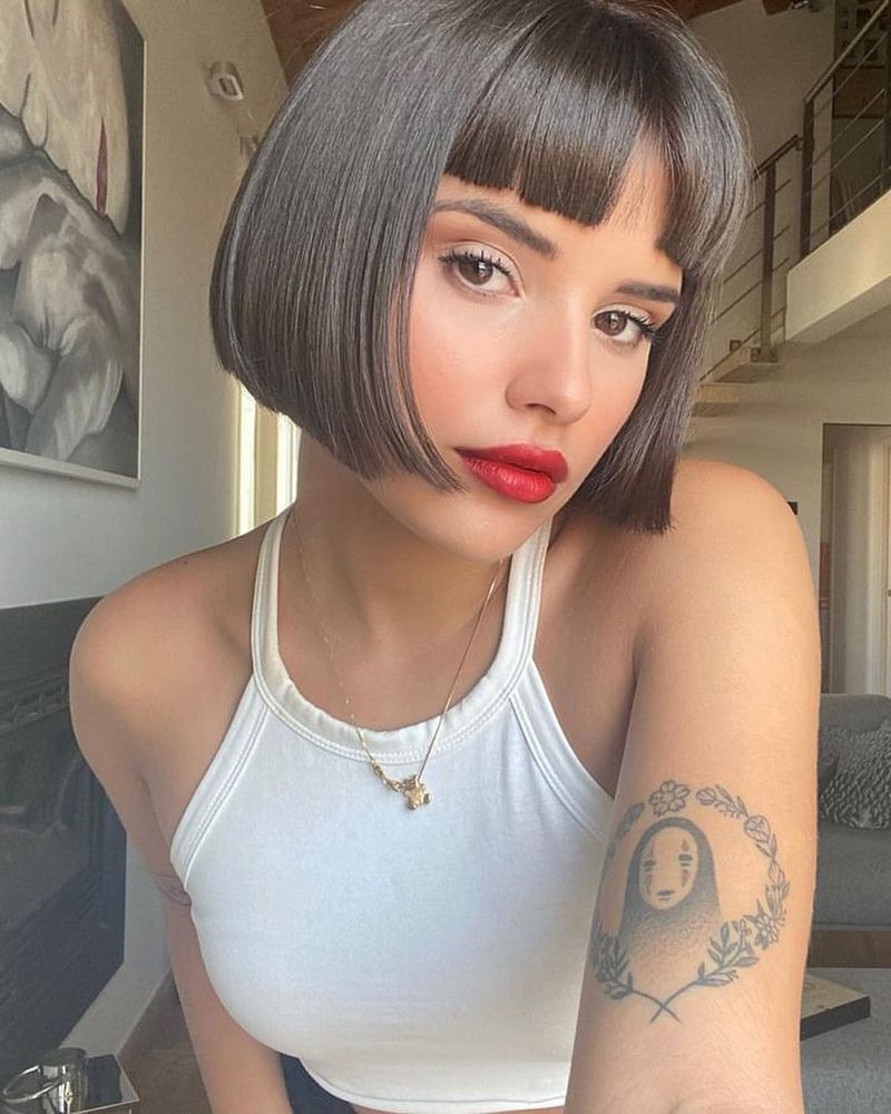 Confident Bob with Bangs