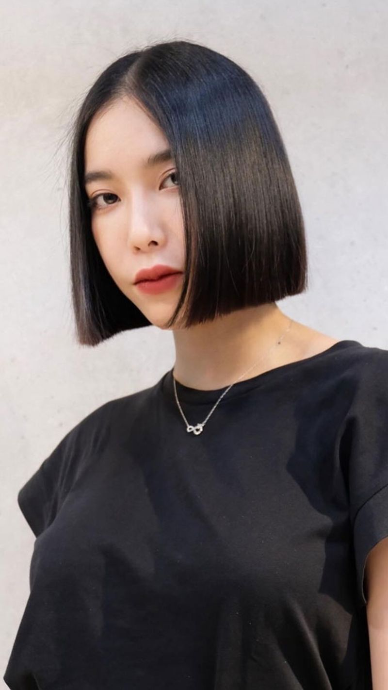 Blunt Bob with Sharp Edges