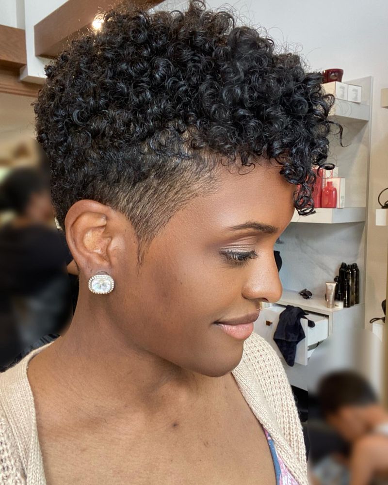 The Tapered Natural Pixie