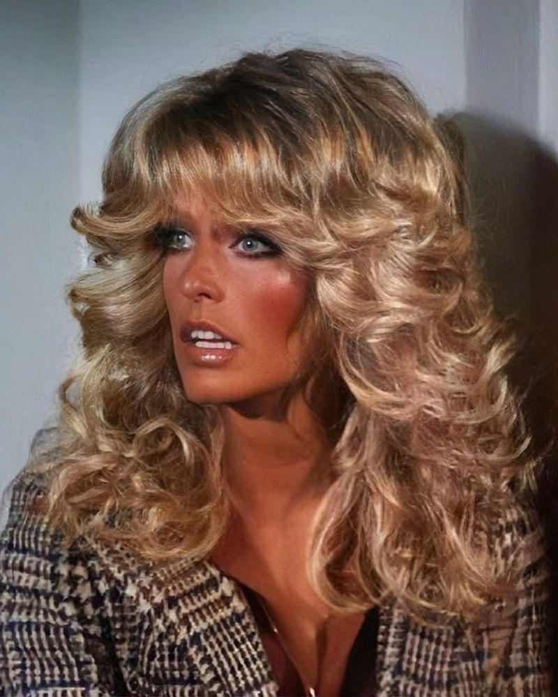 Feathered Farrah Fawcett Waves