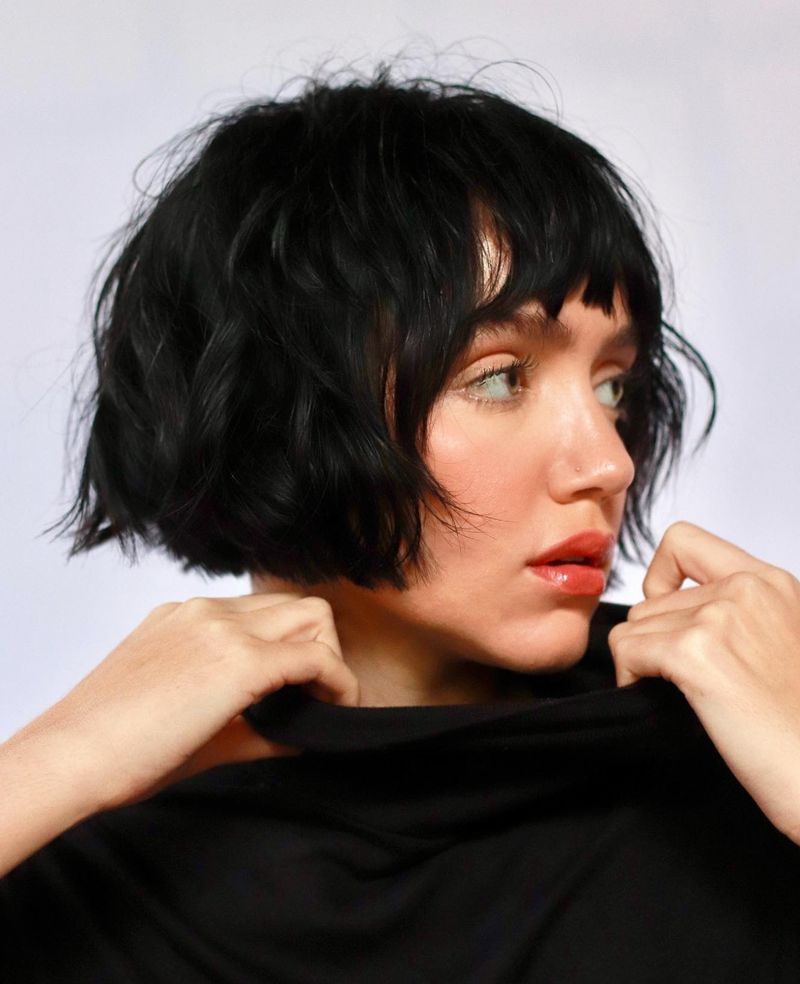 French Bob with Soft Fringe