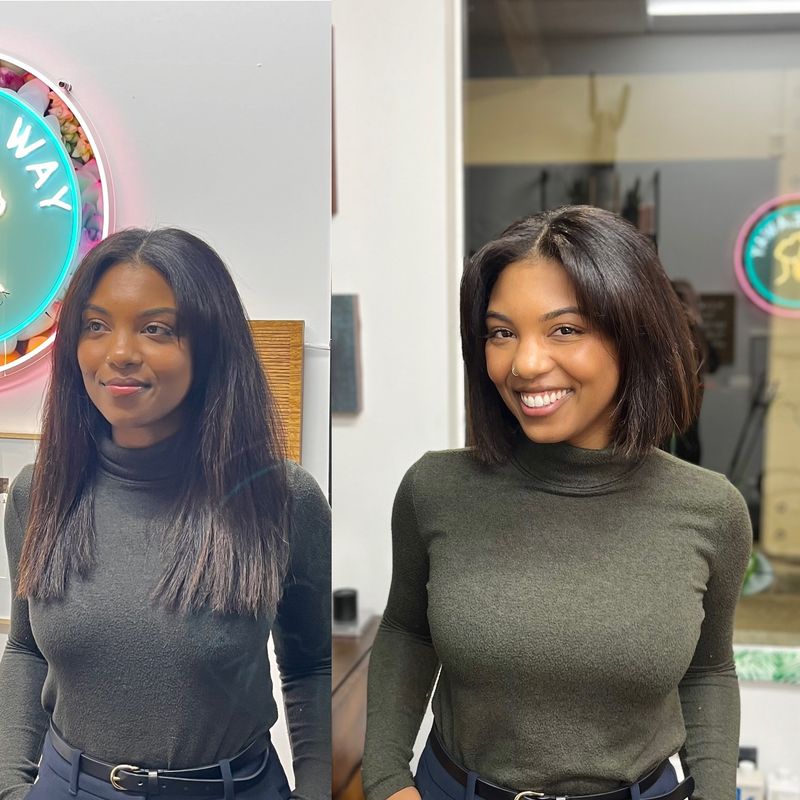 The Sleek Neck-Length Bob