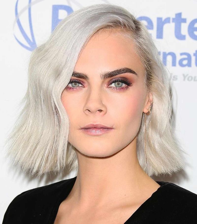 Diagonal Parts Hide Thinning Hair