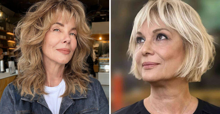 These 17 Women In Their 60s Show How to Get The Perfect Haircut for Thick Hair