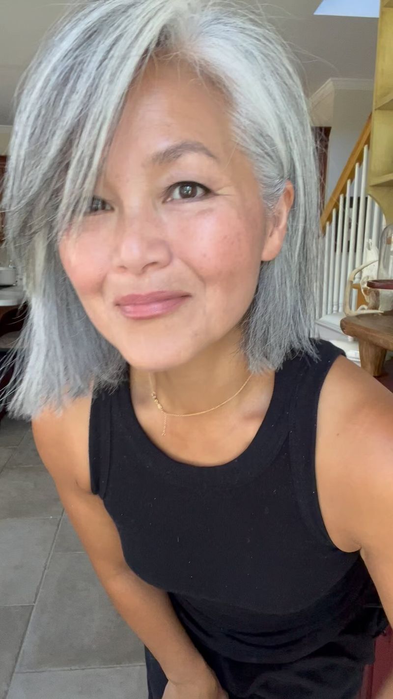 Severe Side-Swept Bangs