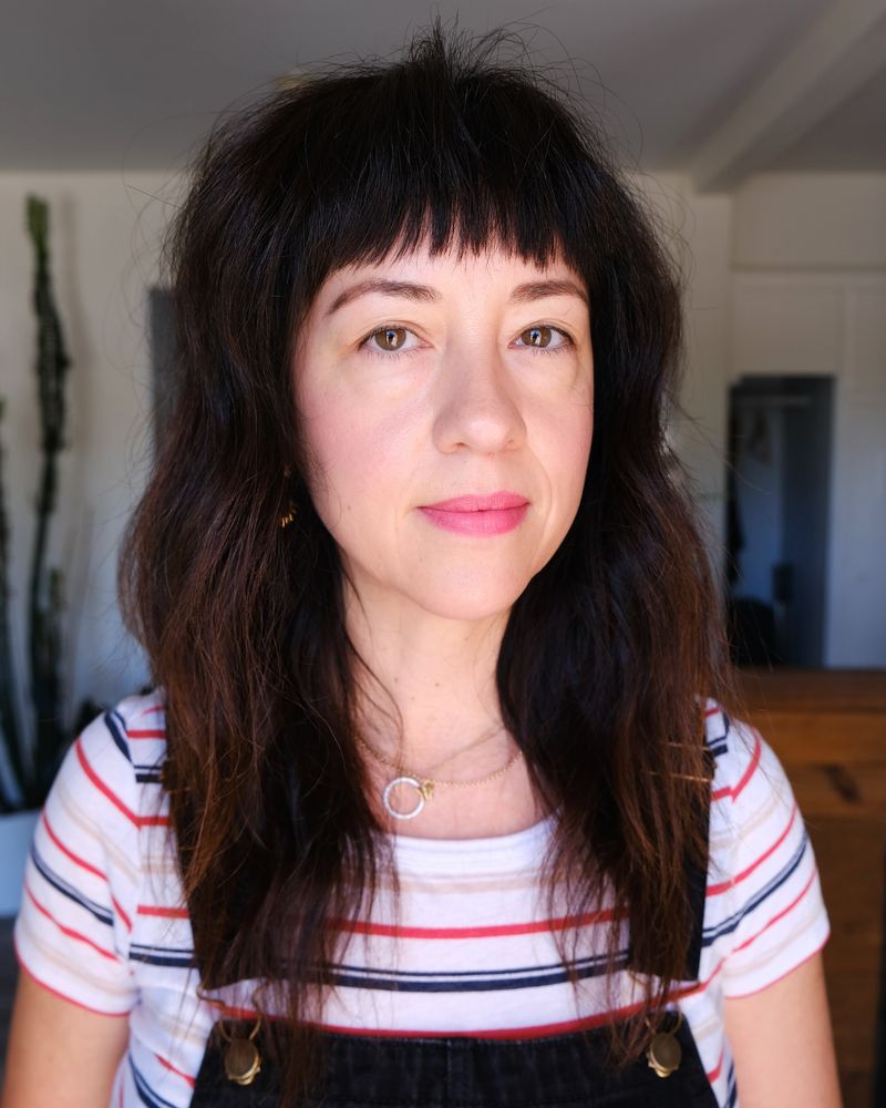 Graduated Shag with Micro-Bangs