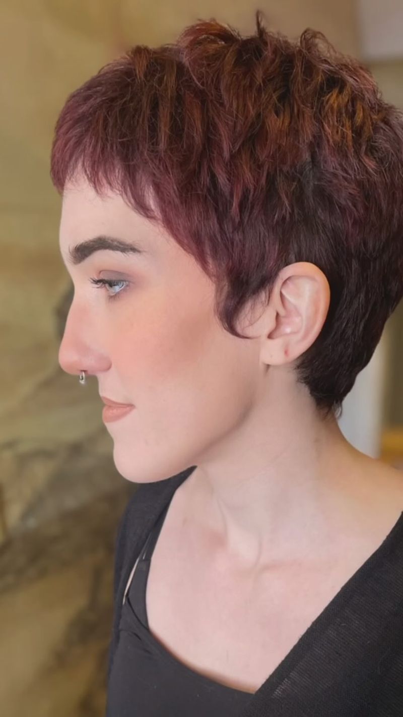 Rounded Silhouette Pixie