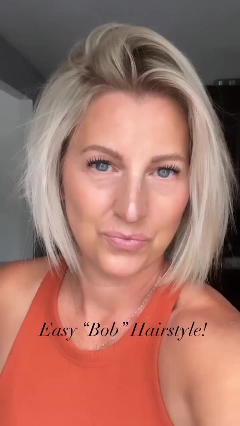 Brushed-Back Bob